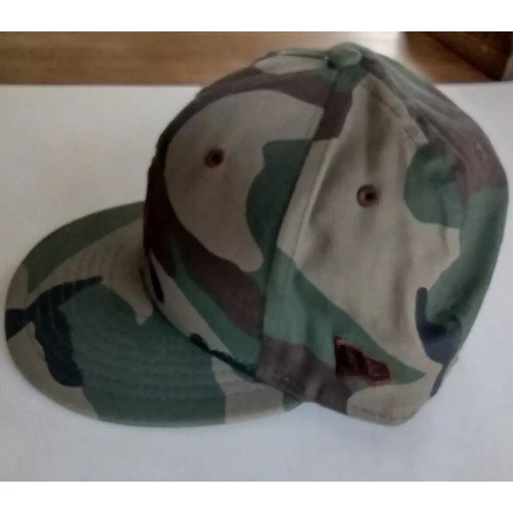 59 Fifty New Era Mens Los Angeles LA Dodgers 7 1/4 Camo Baseball Cap Hat MLB